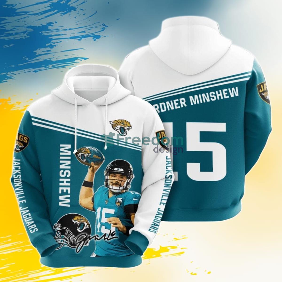 NFL Jacksonville Jaguars Blue Unisex Hoodie, Zip Hoodie 3D All Over Print  For Fans