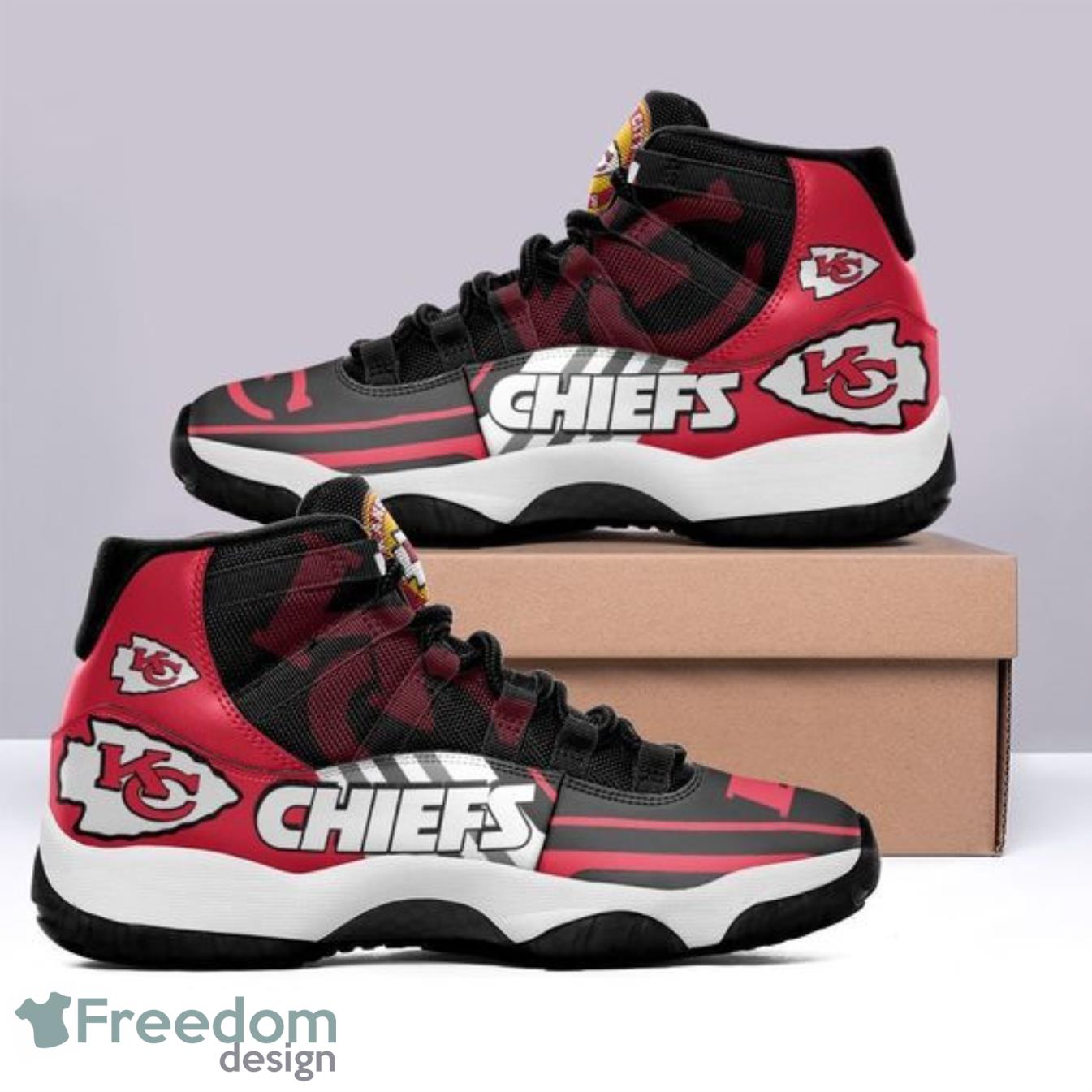 NFL Kansas City Chiefs Air Jordan 11 Shoes Product Photo 1