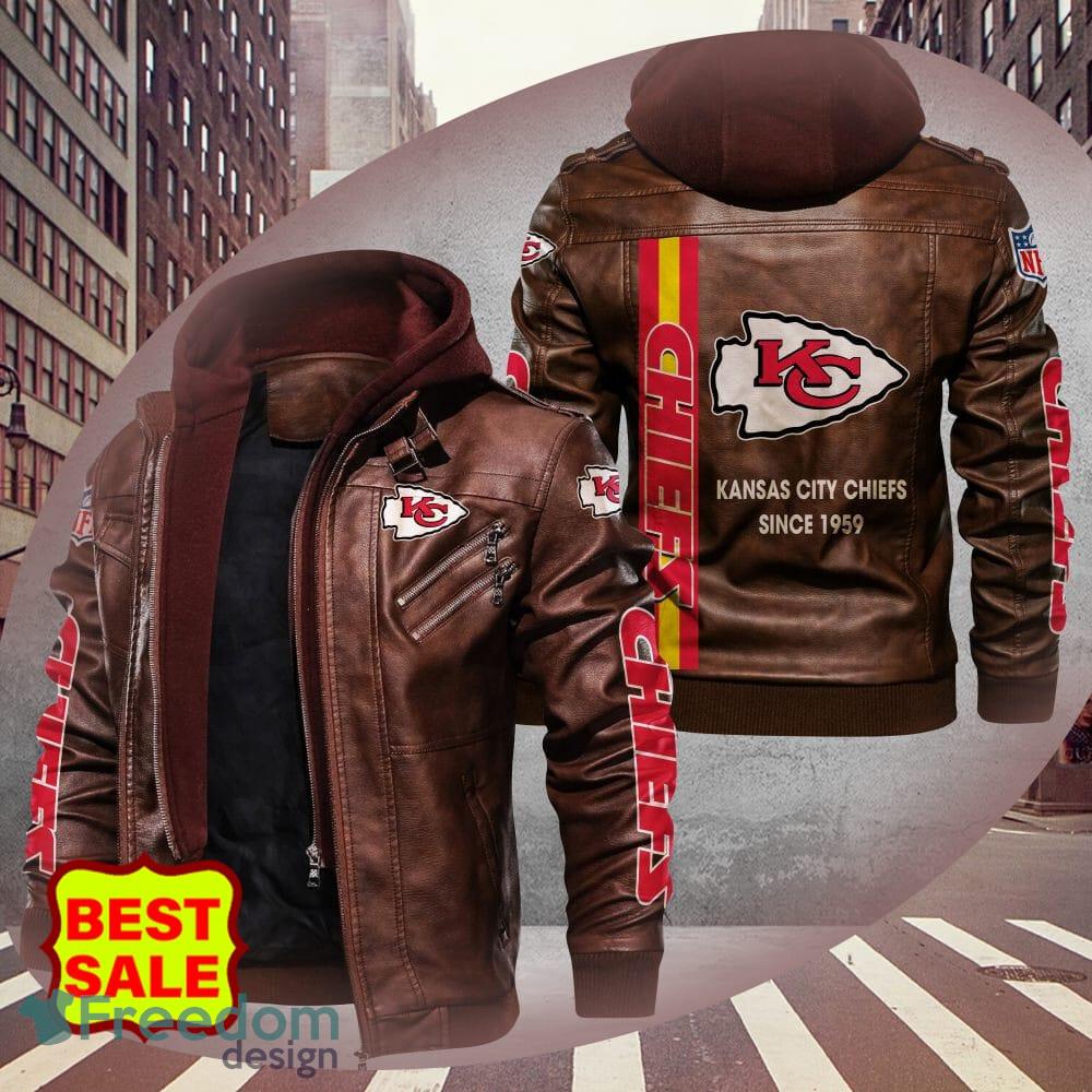 NFL Jacket Men Kansas City Chiefs Bomber Jacket For Sale Plus Size – 4 Fan  Shop