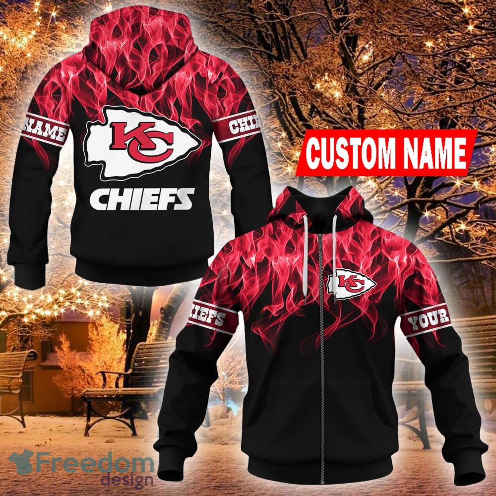 NFL Kansas City Chiefs 3D Hoodie Pink Can In October We Wear Pink