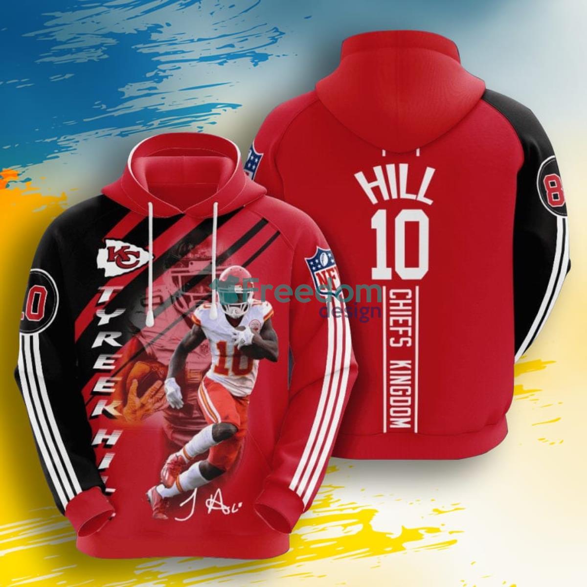 Kansas City Chiefs NFL Red Hoodie, Zip Hoodie 3D All Over Print For Fans