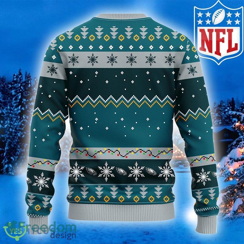 Philadelphia Eagles NFL Team Dabbing Santa Claus Funny Ugly