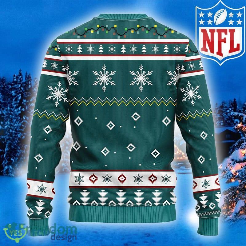 NFL Philadelphia Eagles Cute Grinch Funny Xmas s, Grinch Light Ugly  Christmas Sweater - Freedomdesign