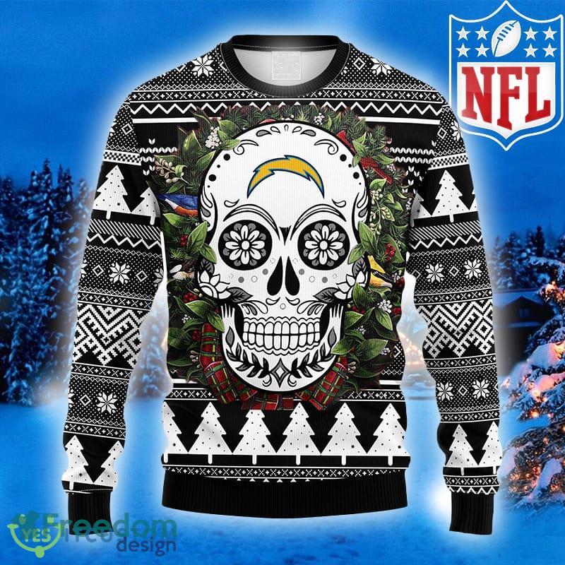 NFL Philadelphia Eagles Skull Santa Christmas Gift All Over Print Ugly  Christmas Sweater - Freedomdesign