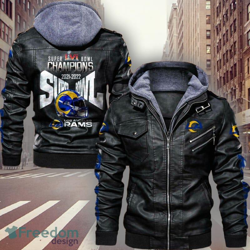 Los Angeles Rams Leather bomber Jacket