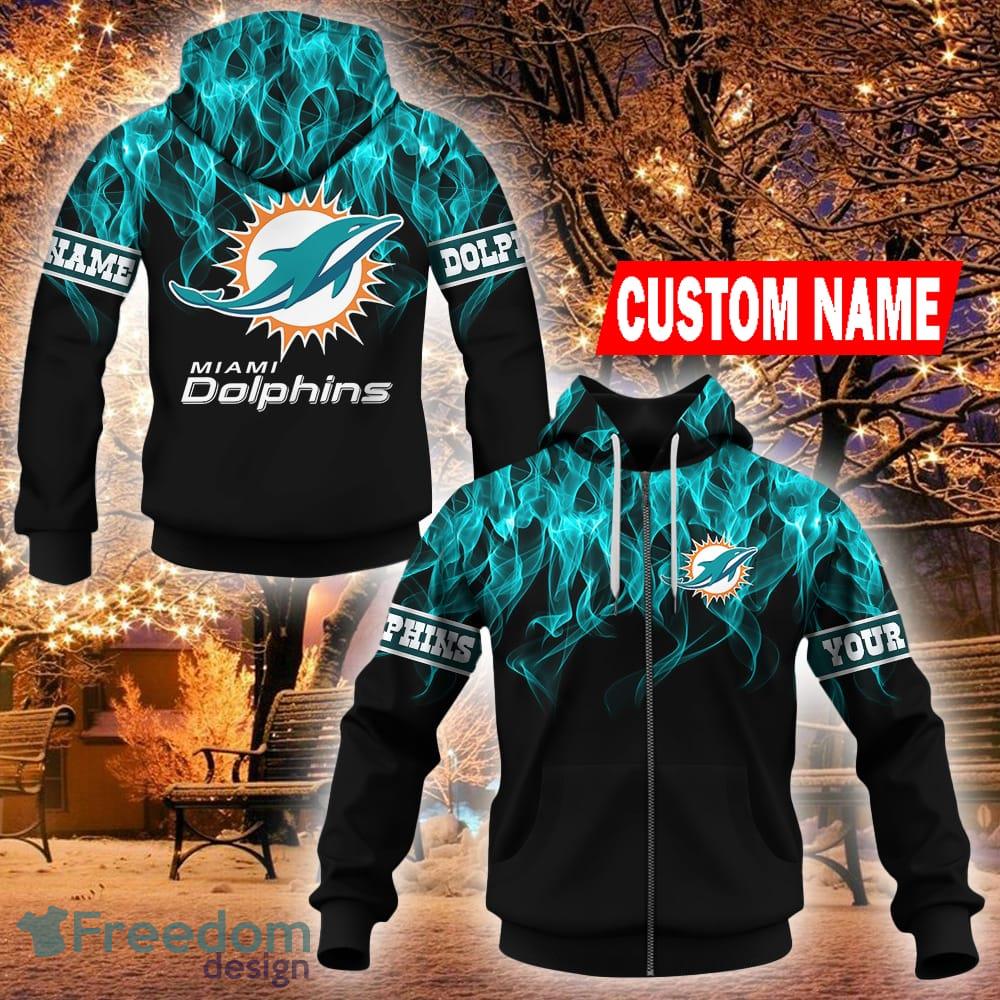 Miami Dolphins Team Logo Football 3D Hoodie Nfl 3D Sweatshirt - Best Seller  Shirts Design In Usa