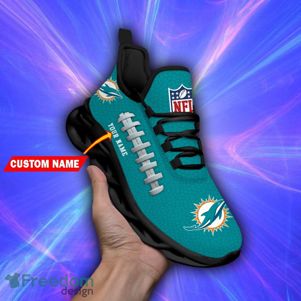 Miami Dolphins Shoes Custom Max Soul Shoes V41 - EvaPurses
