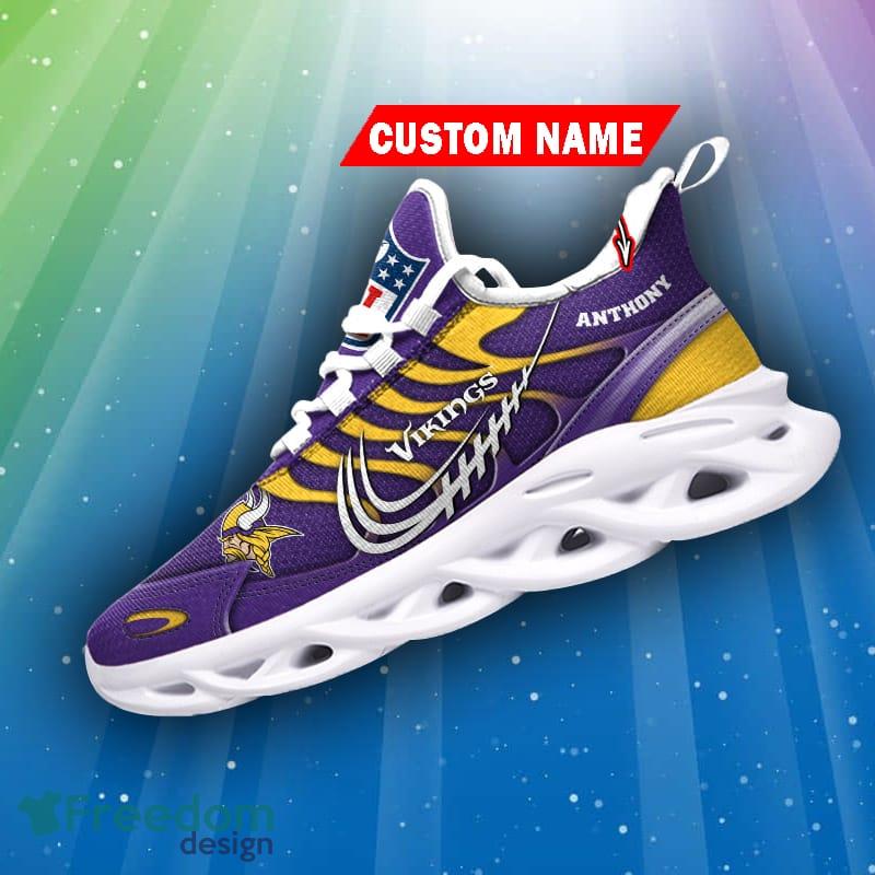 NFL Minnesota Vikings Purple Edition Max Soul Shoes Gift For Fans Sport