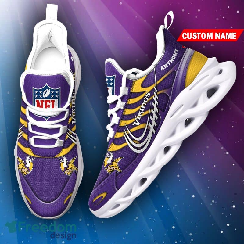 Minnesota Vikings NFL Purple Max Soul Sneakers Sport Shoes