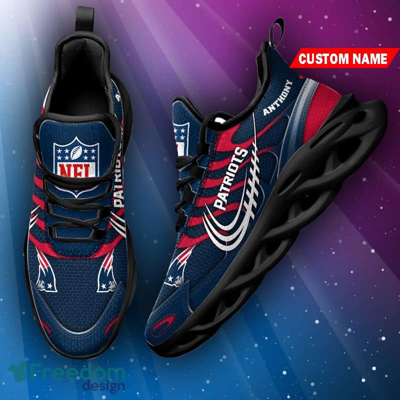 New England Patriots Personalized Name Clunky Sneakers Special Gifts For  Fans