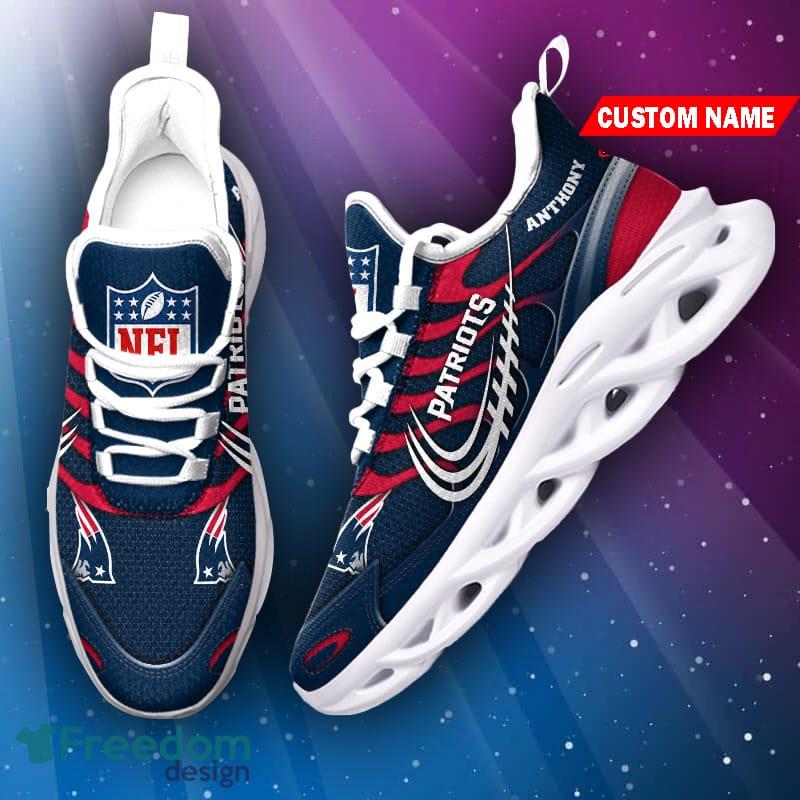 New England Patriots Personalized Name Clunky Sneakers Special Gifts For  Fans