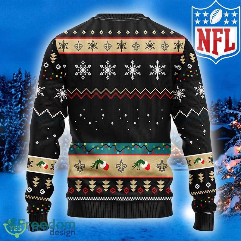 NFL New Orleans Saints Grinch Logo Ideas Ugly Christmas Sweater For Men And  Women - Freedomdesign