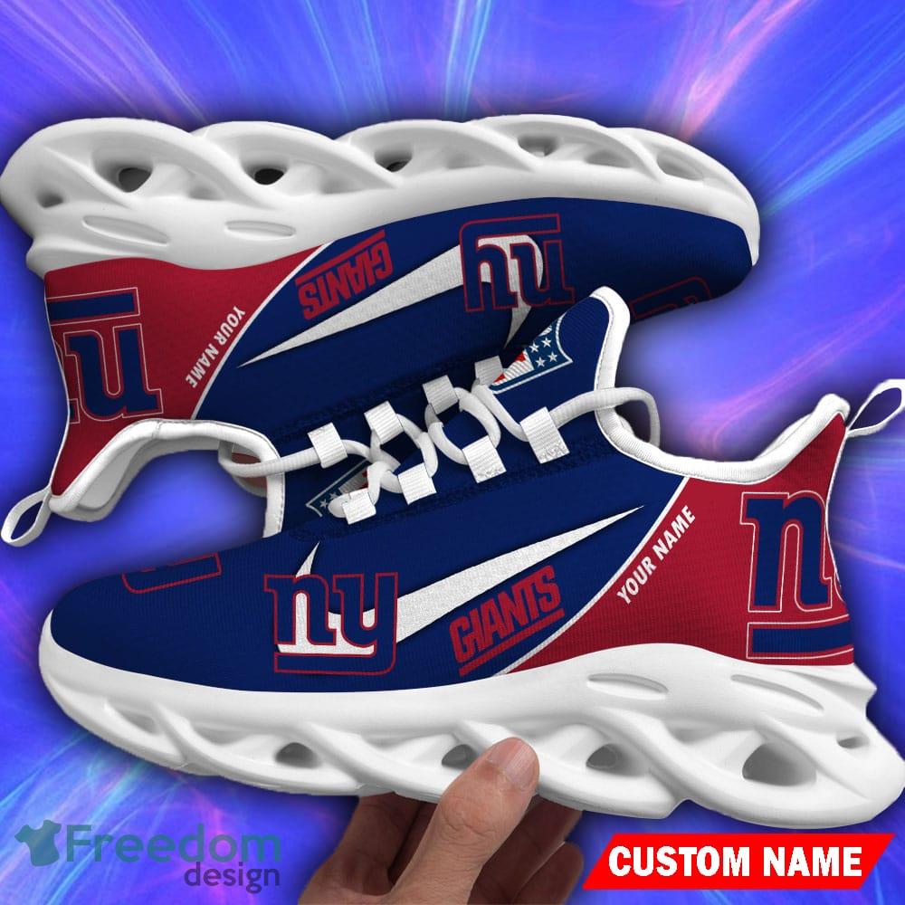 New York Giants Max Soul Shoes Trending Sneakers For Fans - Freedomdesign