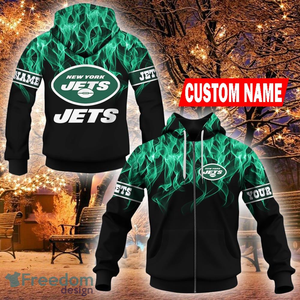 New York Jets NFL Personalized Your Name Fishing Camo Hoodie 3D All Over  Print