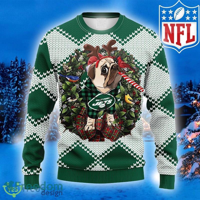 NFL New York Jets Pub Dog Logo Ideas Ugly Christmas Sweater For Men And  Women - Freedomdesign