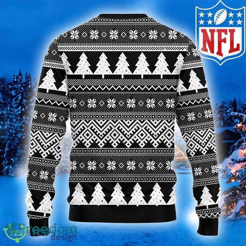 NFL Logo Oakland Raiders HoHoHo Mickey Ugly Christmas Sweater Gift