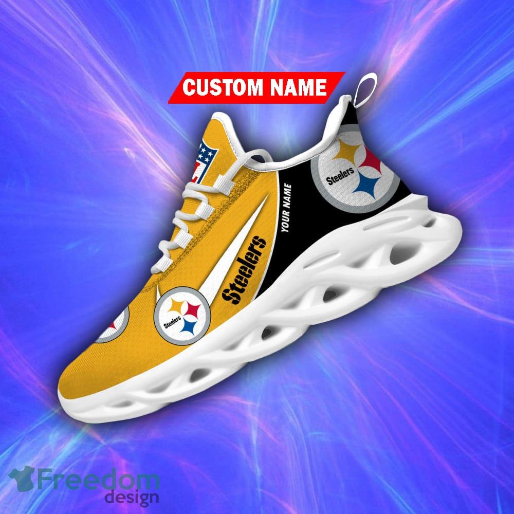 Pittsburgh Steelers NFL Collection Max Soul Shoes Personalized Name Chunky  Sneakers For Men Women - Freedomdesign