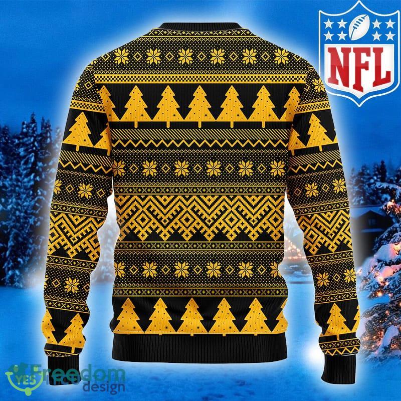 Houston Texans Christmas Forrest Winter Pattern Ugly Christmas Sweater -  YesItCustom