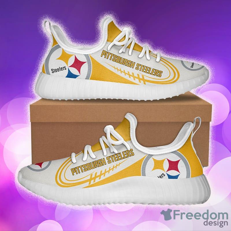 Pittsburgh Steelers Yeezy Shoes Trademark Running Sneakers For Men