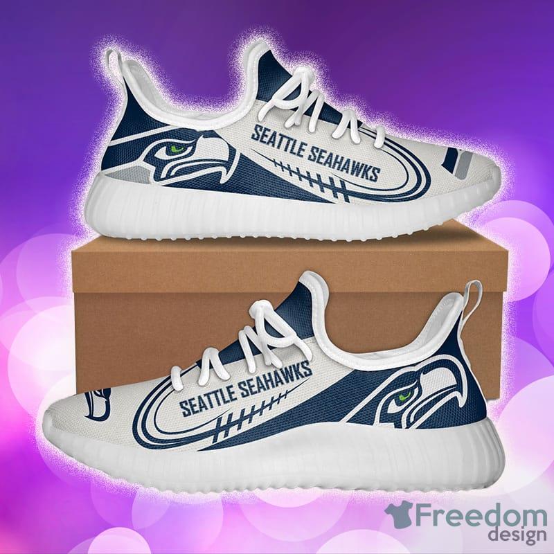 Seattle Seahawks Yeezy Shoes Icon Running Sneakers For Men And Women Fans  Gift - Freedomdesign