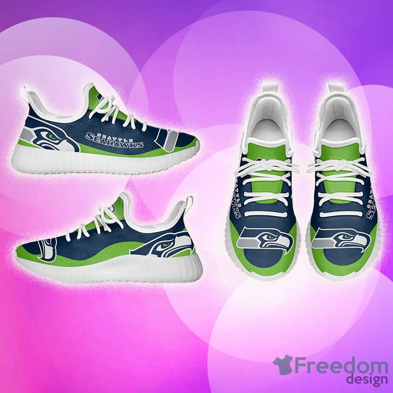 Seattle Seahawks Yeezy Shoes Icon Running Sneakers For Men And Women Fans  Gift - Freedomdesign