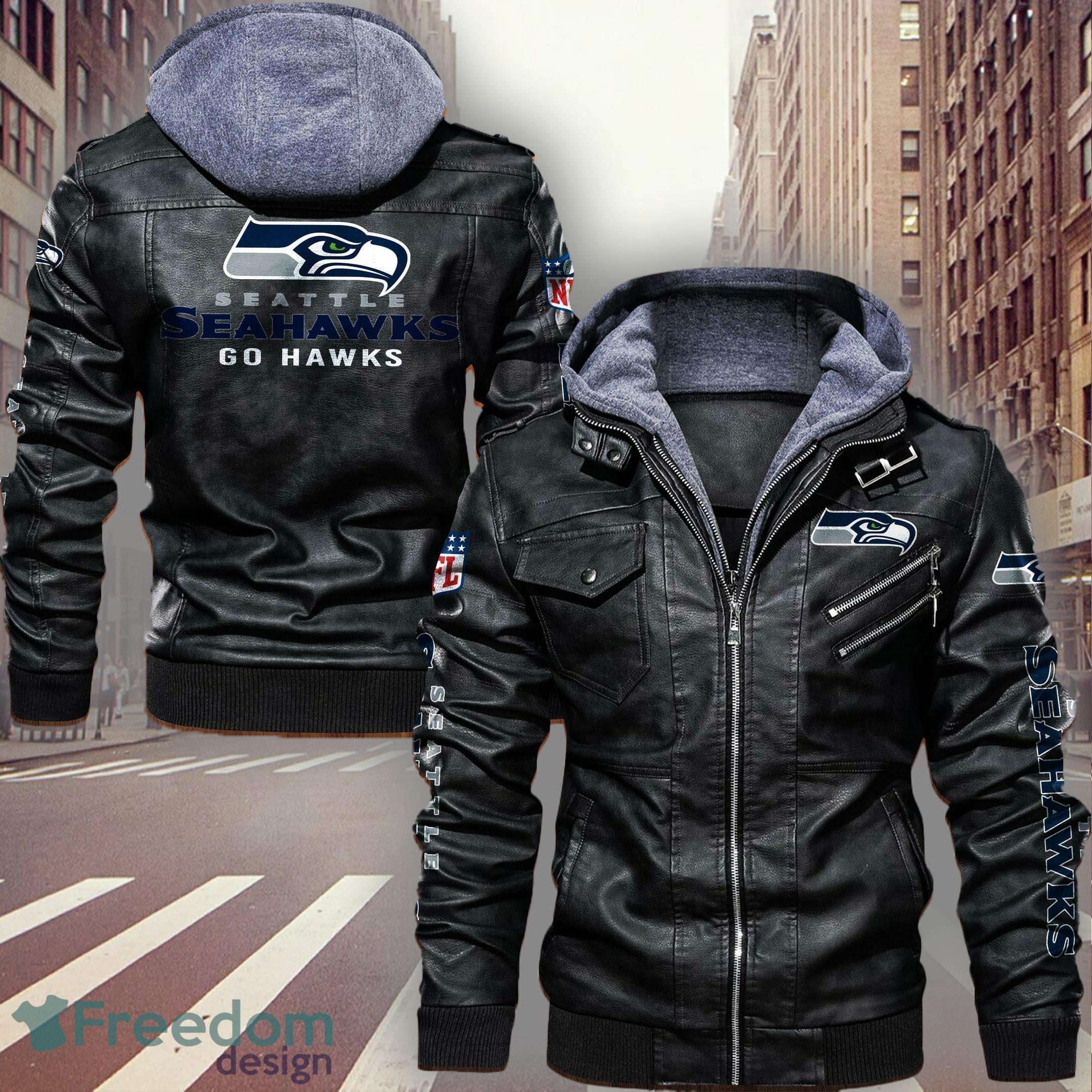 NFL Seattle Seahawks Men And Women Logo Go Hawks 3D Hoodie All Over Printed  - T-shirts Low Price