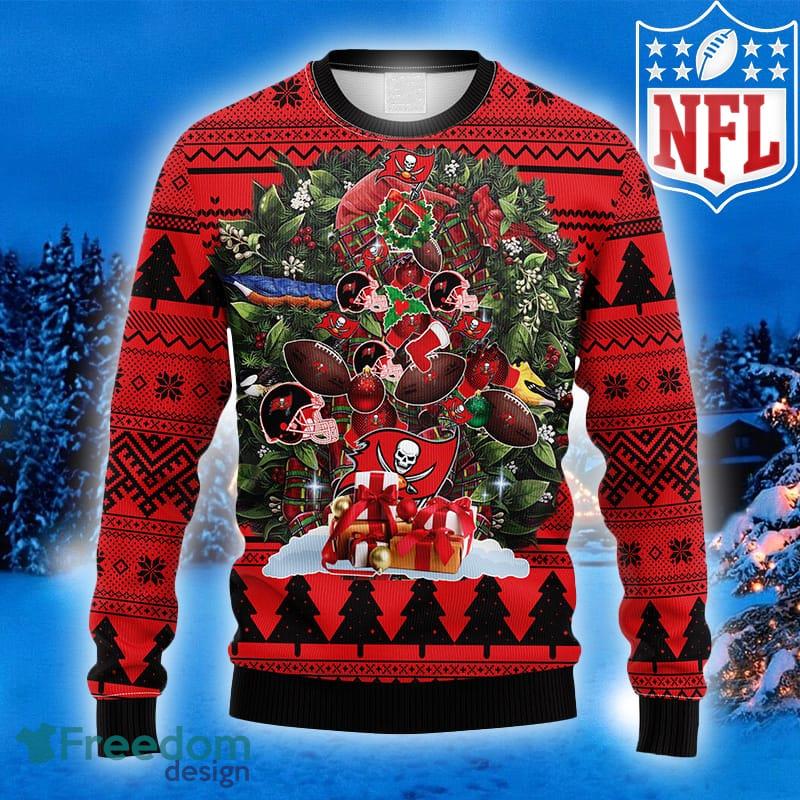 NFL Tampa Bay Buccaneers Tree Logo Ideas Ugly Christmas Sweater