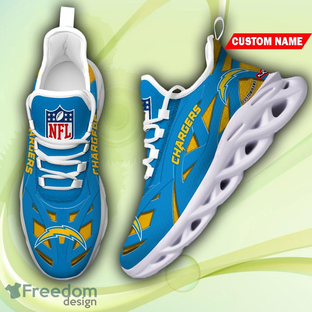 NFL Los Angeles Chargers Powder Blue Gold Max Soul Sneakers Sport