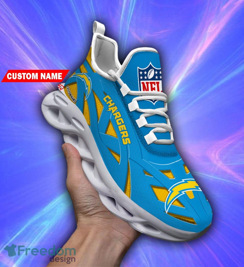 Los Angeles Chargers NFL Blue Color Max Soul Shoes