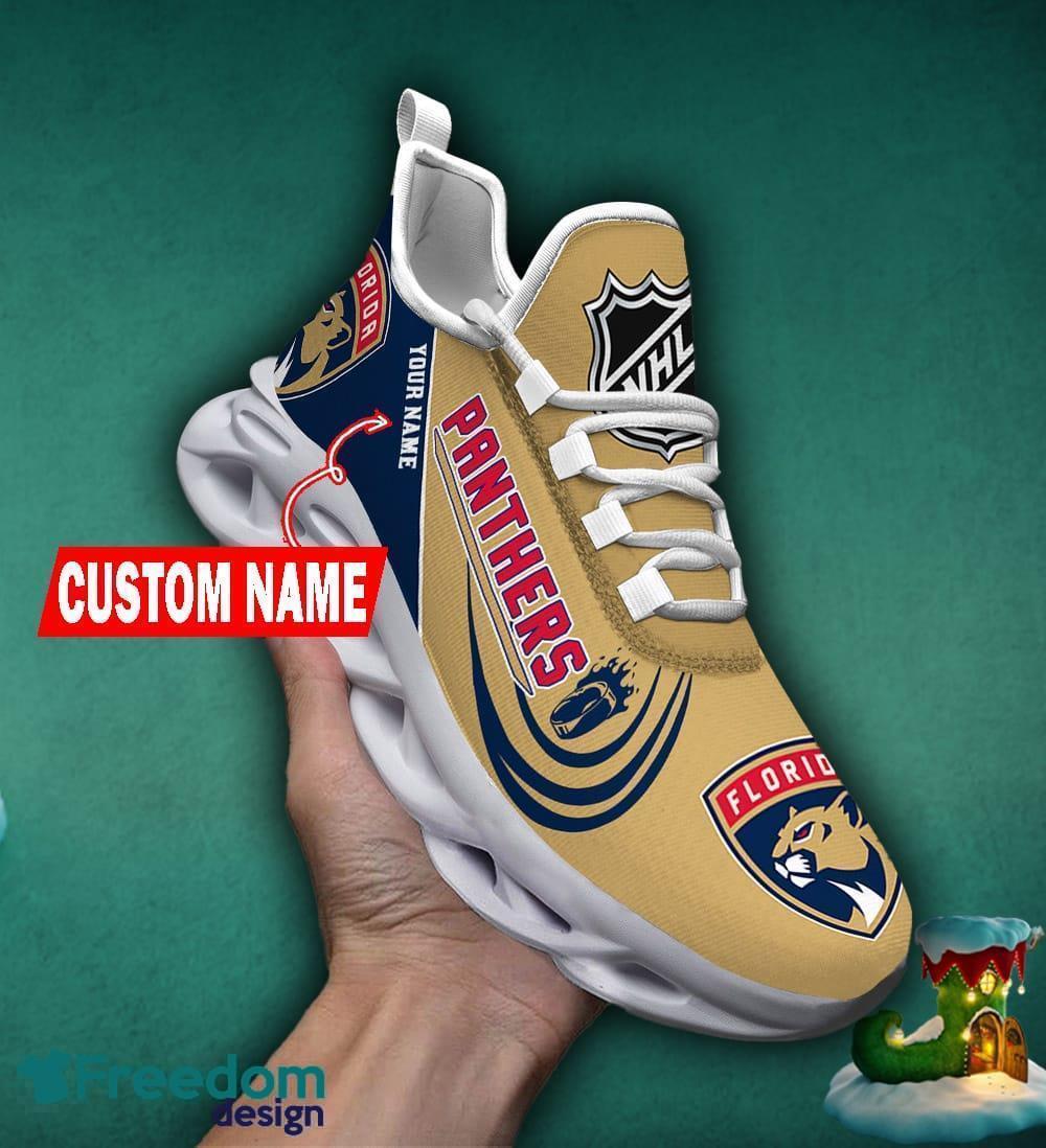 Personalized Name NFL New York Giants Flame Logo Max Soul Shoes Gift Fans -  Freedomdesign