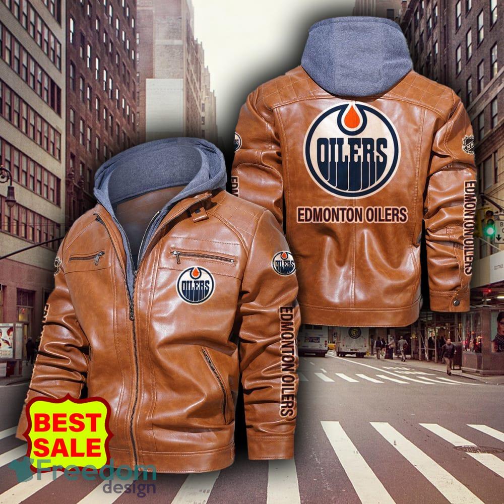 Edmonton Oilers Big Logo Ugly Sweater - Orange
