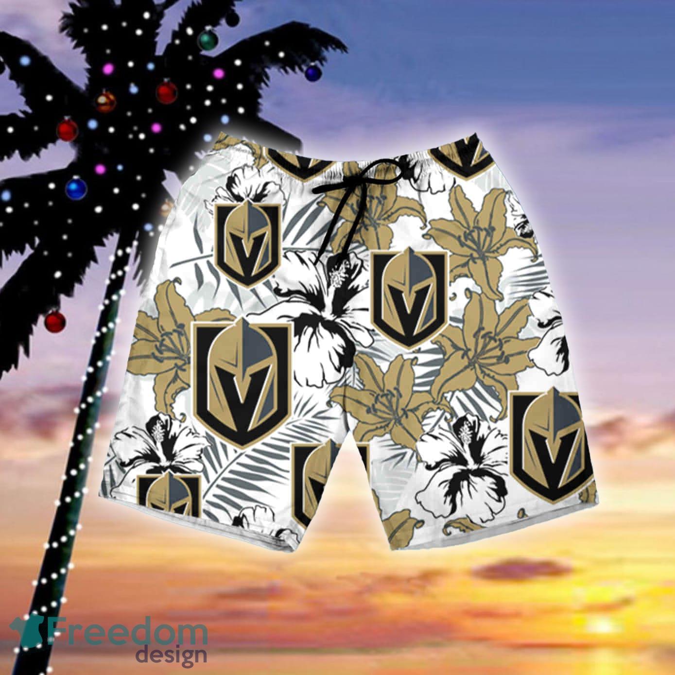 Nhl Vegas Golden Knights Tommy Bahama Hawaiian Shirt And Short Set -  Freedomdesign