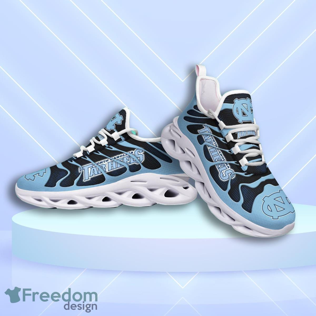 North Carolina Tar Heels Logo Hole Background 3D Max Soul Shoes Product Photo 1