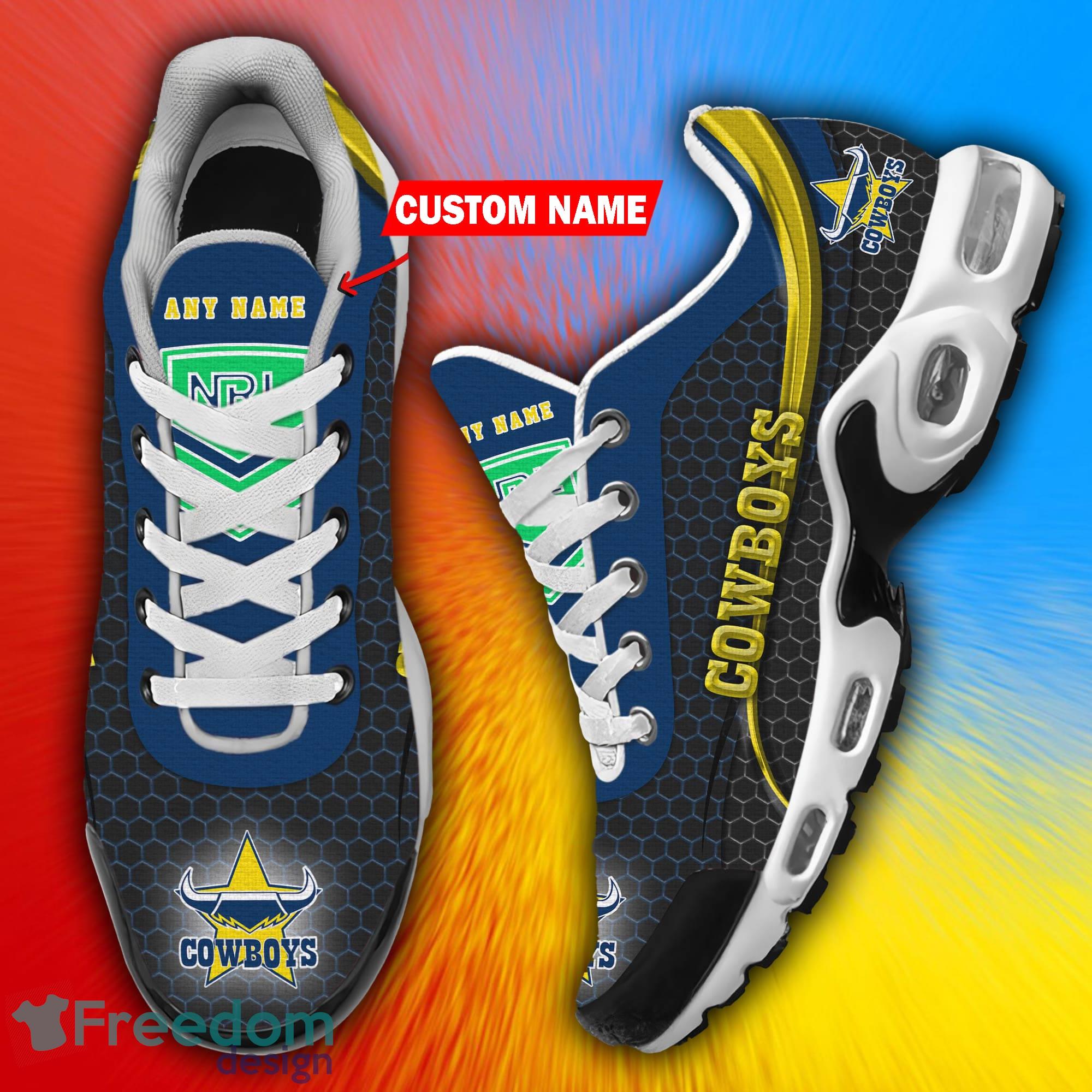 NRL North Queensland Cowboys Max Soul Shoes Men And Women Sports Sneakers  For Fans - YesItCustom