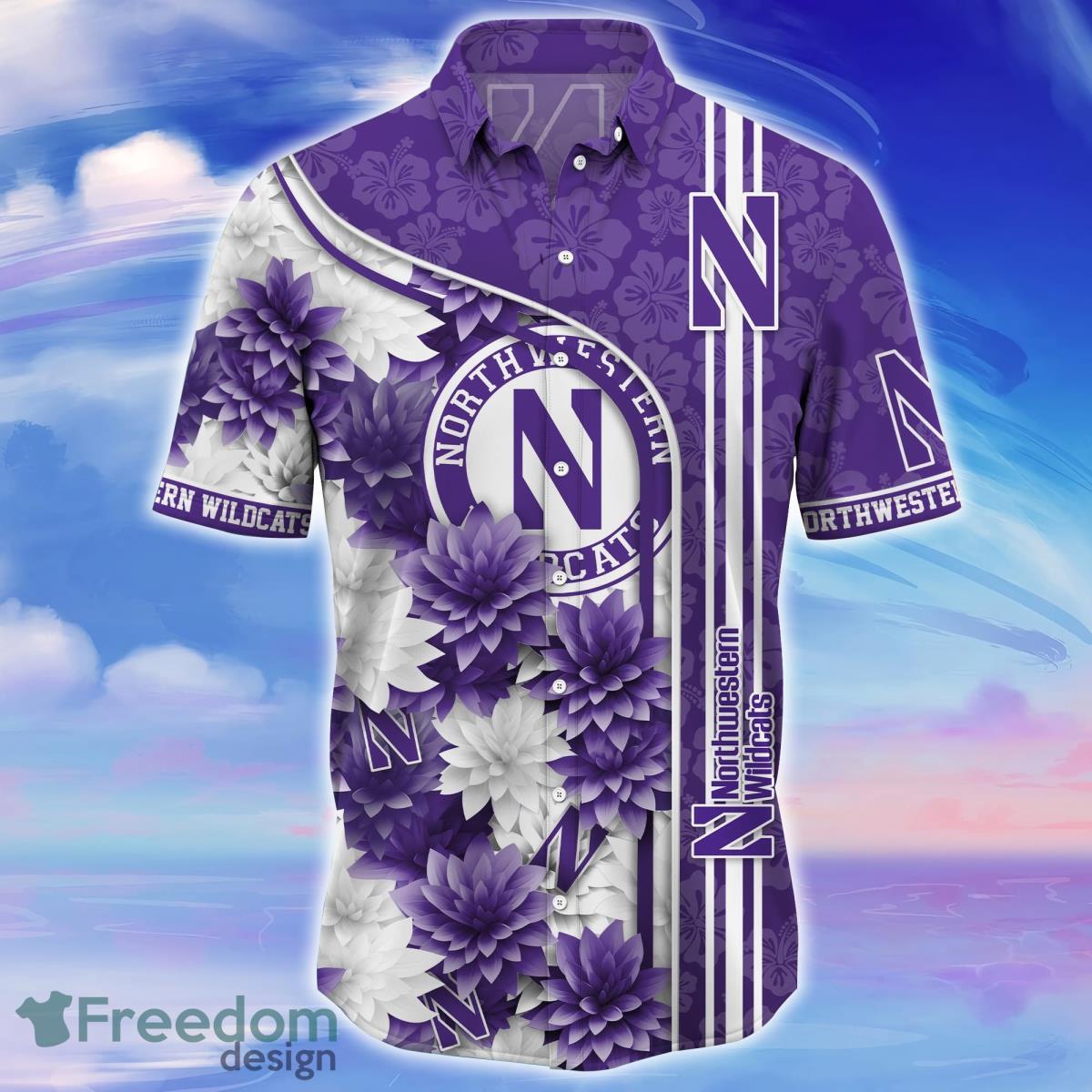 Northwestern Wildcats Trending Hawaiian Shirt For Fans Product Photo 2