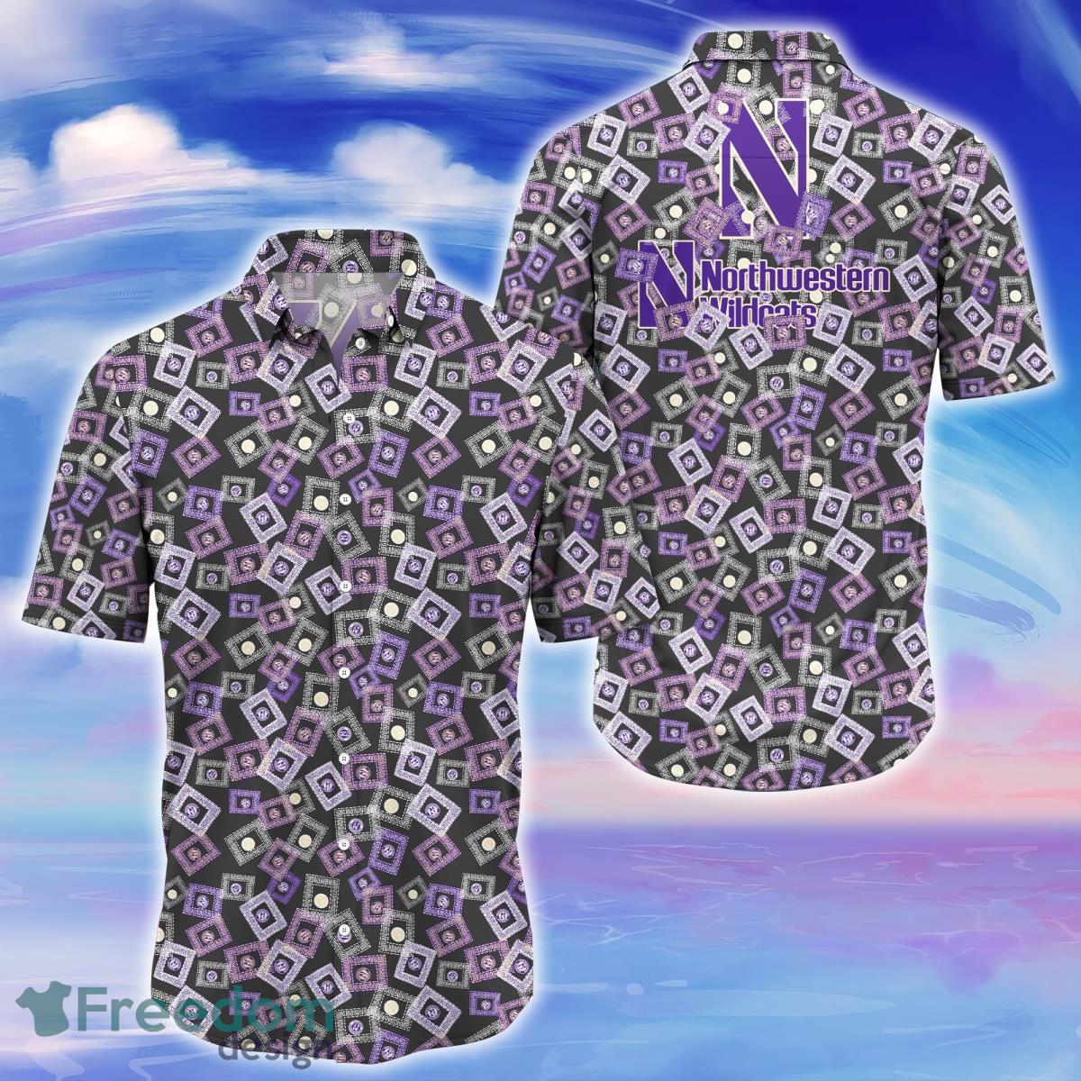 Northwestern Wildcats Trending Hawaiian Shirt Gift For Men Women Fans Product Photo 1