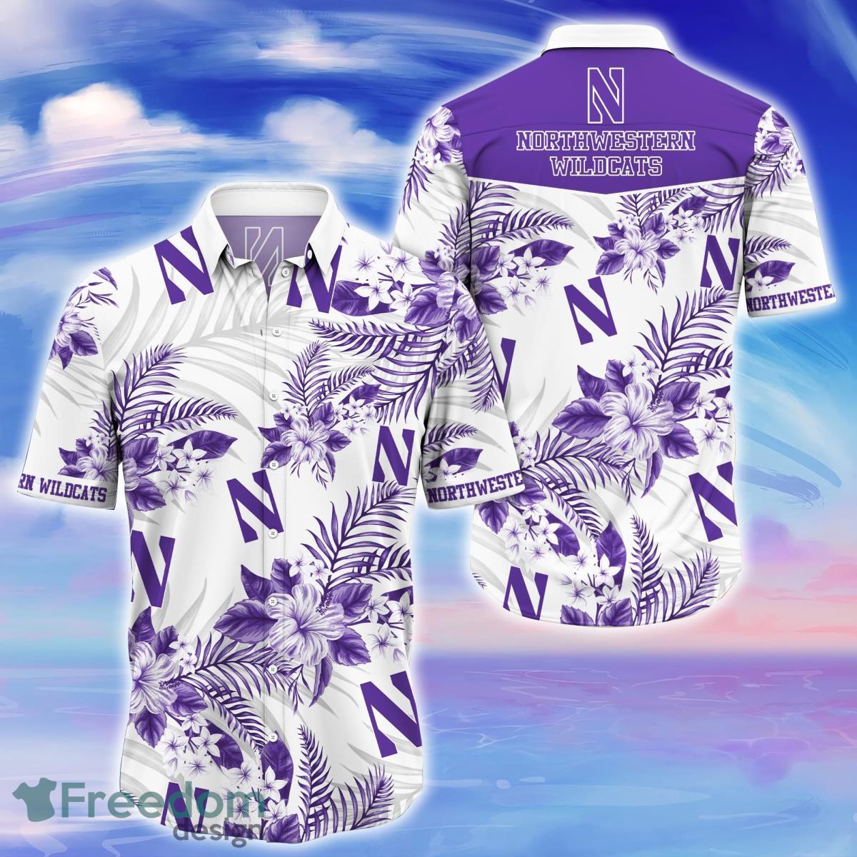 Northwestern Wildcats Trending Hawaiian Shirt Gift For Real Fans Product Photo 1