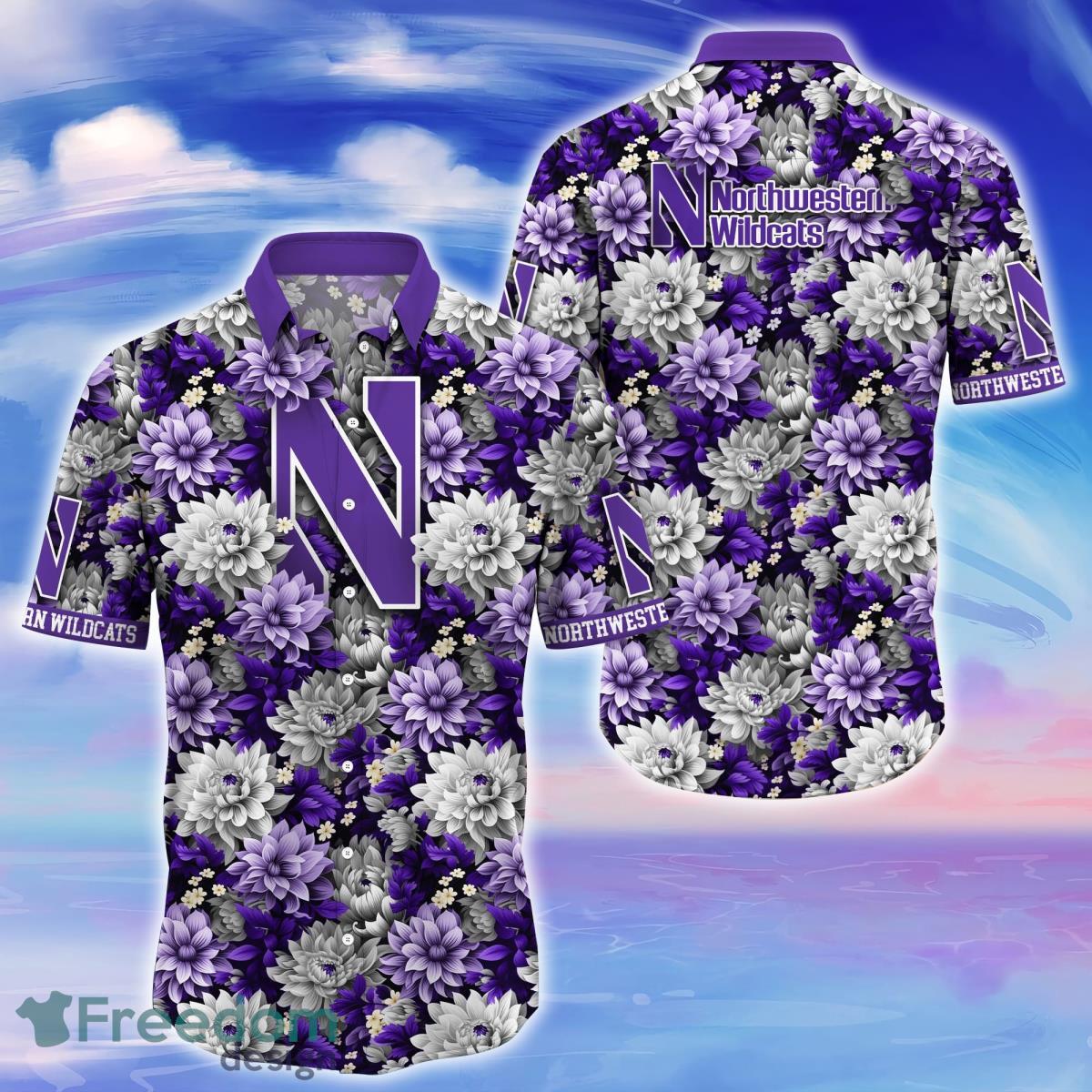 Northwestern Wildcats Trending Hawaiian Shirt Great Gift For Fans Product Photo 1