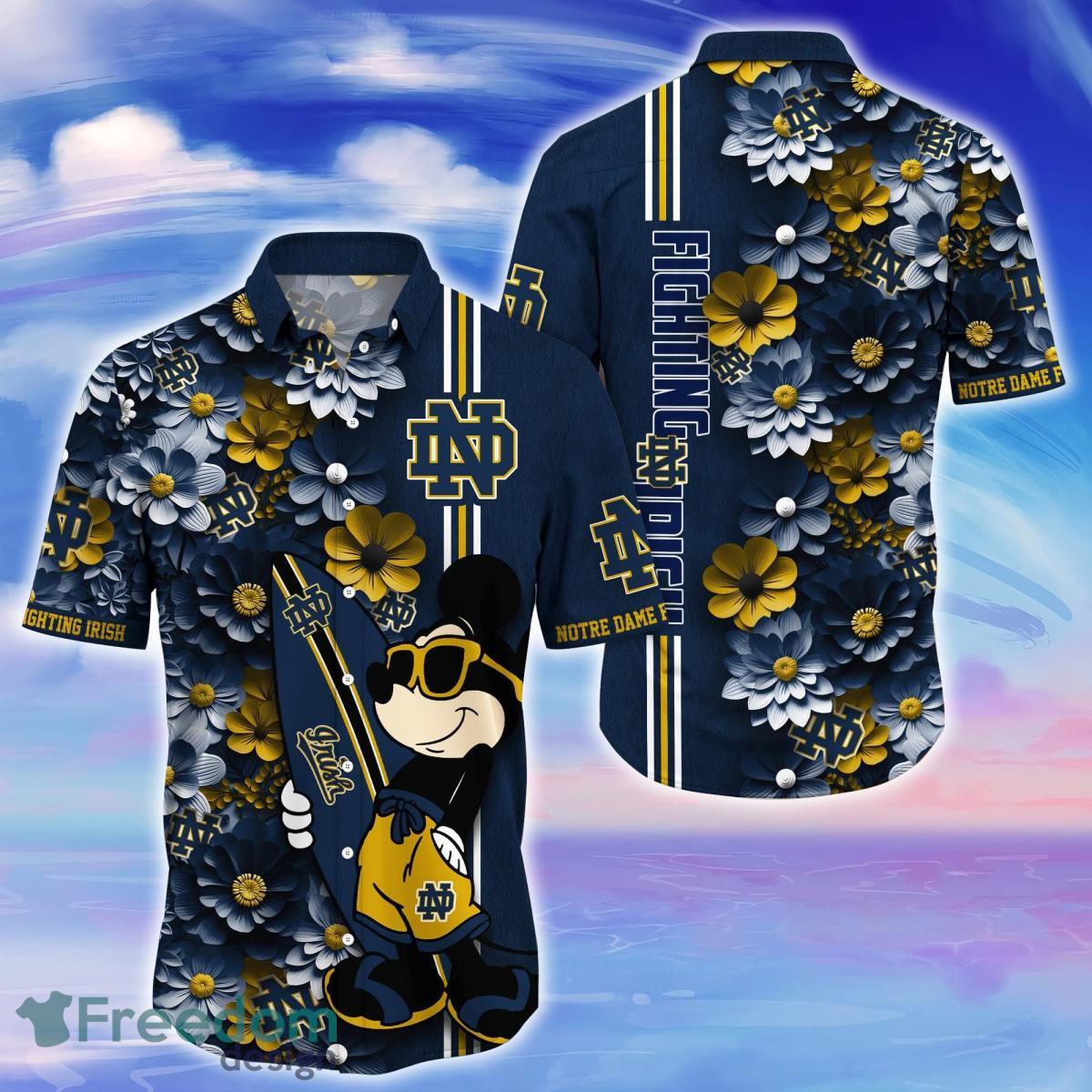 Notre Dame Fighting Irish Trending Hawaiian Shirt Best Gift For Fans Product Photo 1