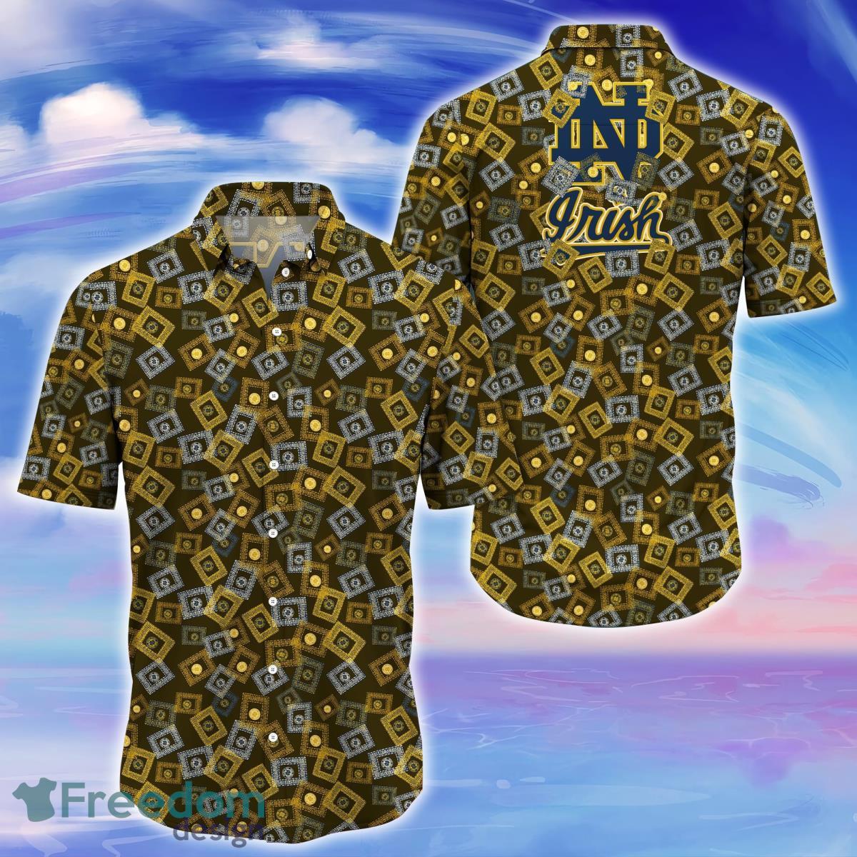 Notre Dame Fighting Irish Trending Hawaiian Shirt Gift For Men Women Fans Product Photo 1