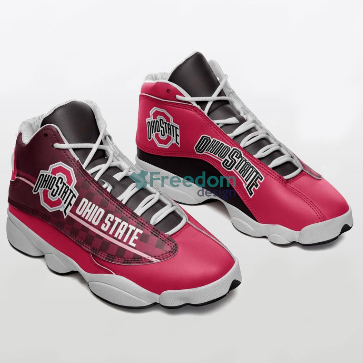 Ohio State Buckeyes Football Team Air Jordan 13 Shoes Product Photo 1