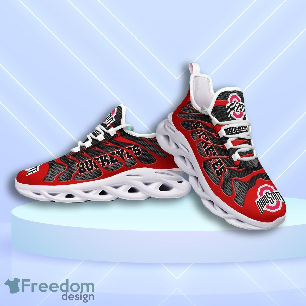 Ohio State Buckeyes Logo Hole Background 3D Max Soul Shoes Product Photo 1