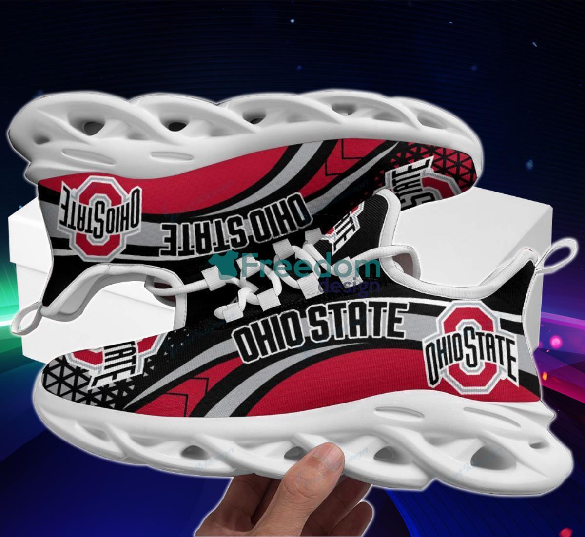 Ohio State Buckeyes Max Soul Shoes Trending Sneakers For Fans Product Photo 2