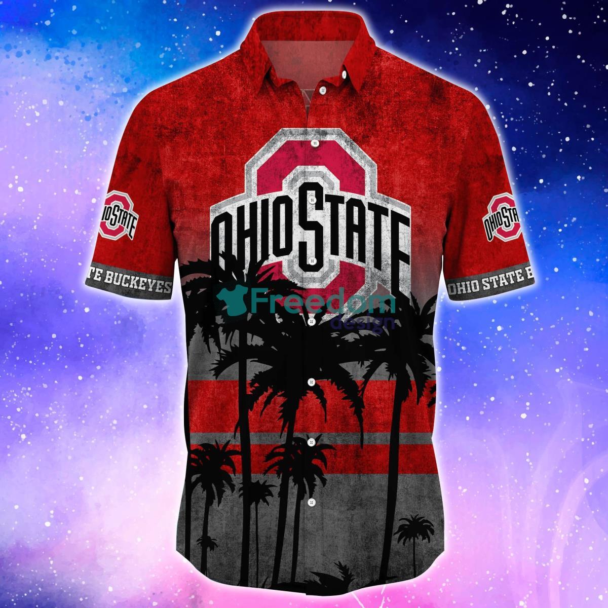 Ohio State Buckeyes Trending Hawaiian Shirt And Shorts For Fans Product Photo 1