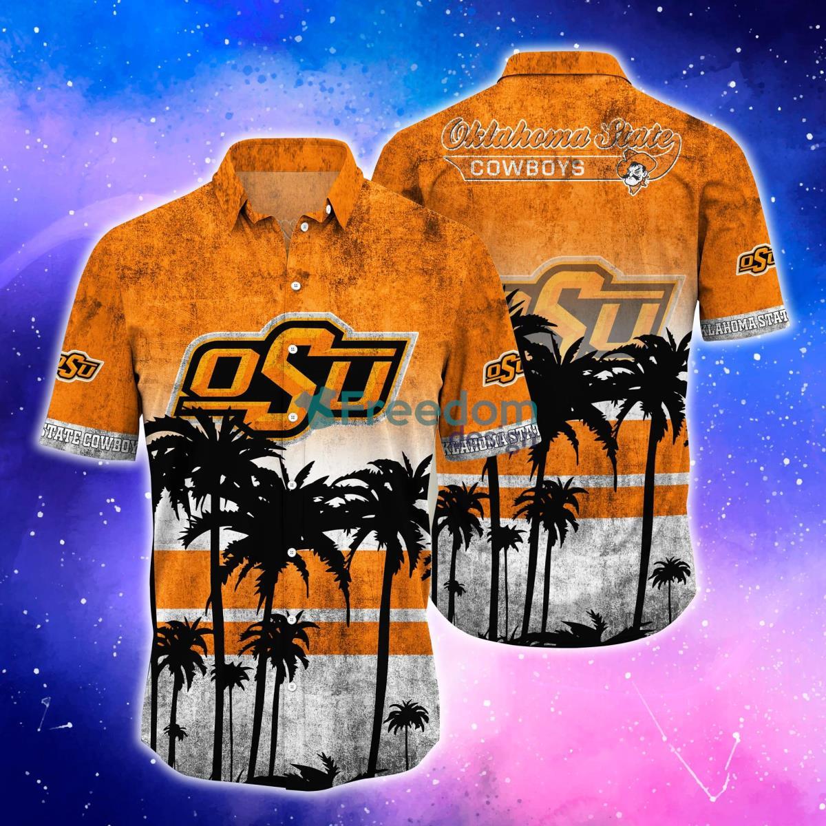 Oklahoma State Cowboys Trending Hawaiian Shirt And Shorts For Fans Product Photo 1