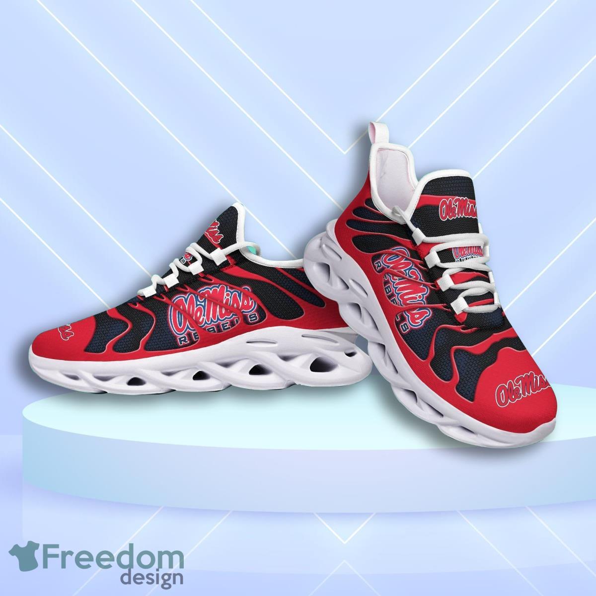 Ole Miss Rebels Logo Hole Background 3D Max Soul Shoes Product Photo 1