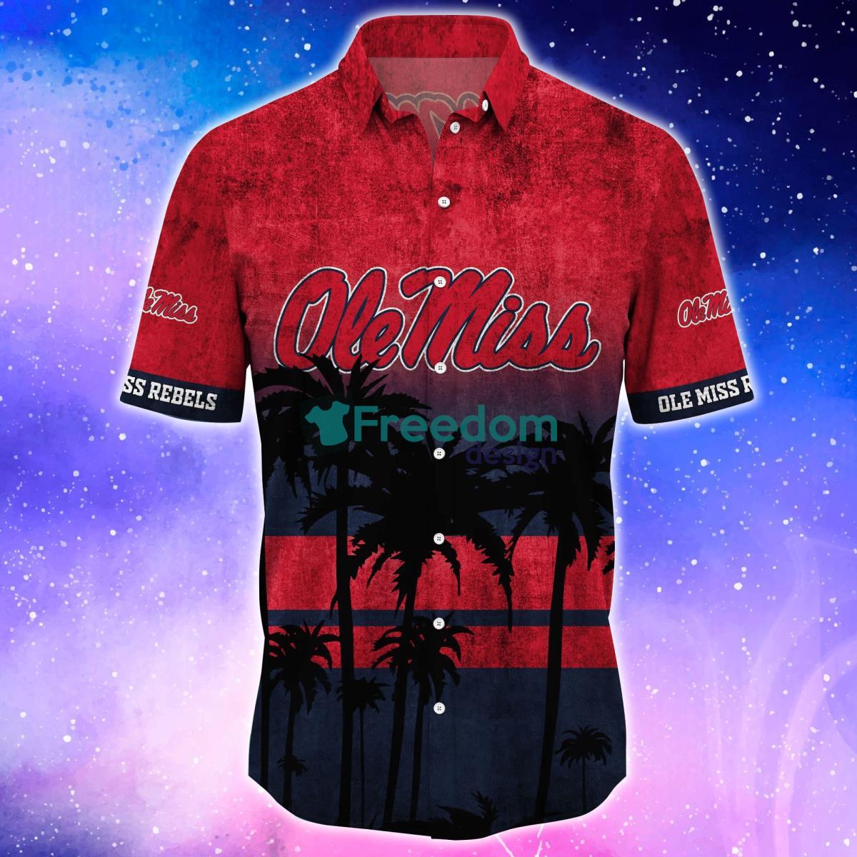 Ole Miss Rebels Trending Hawaiian Shirt And Shorts For Fans Product Photo 2