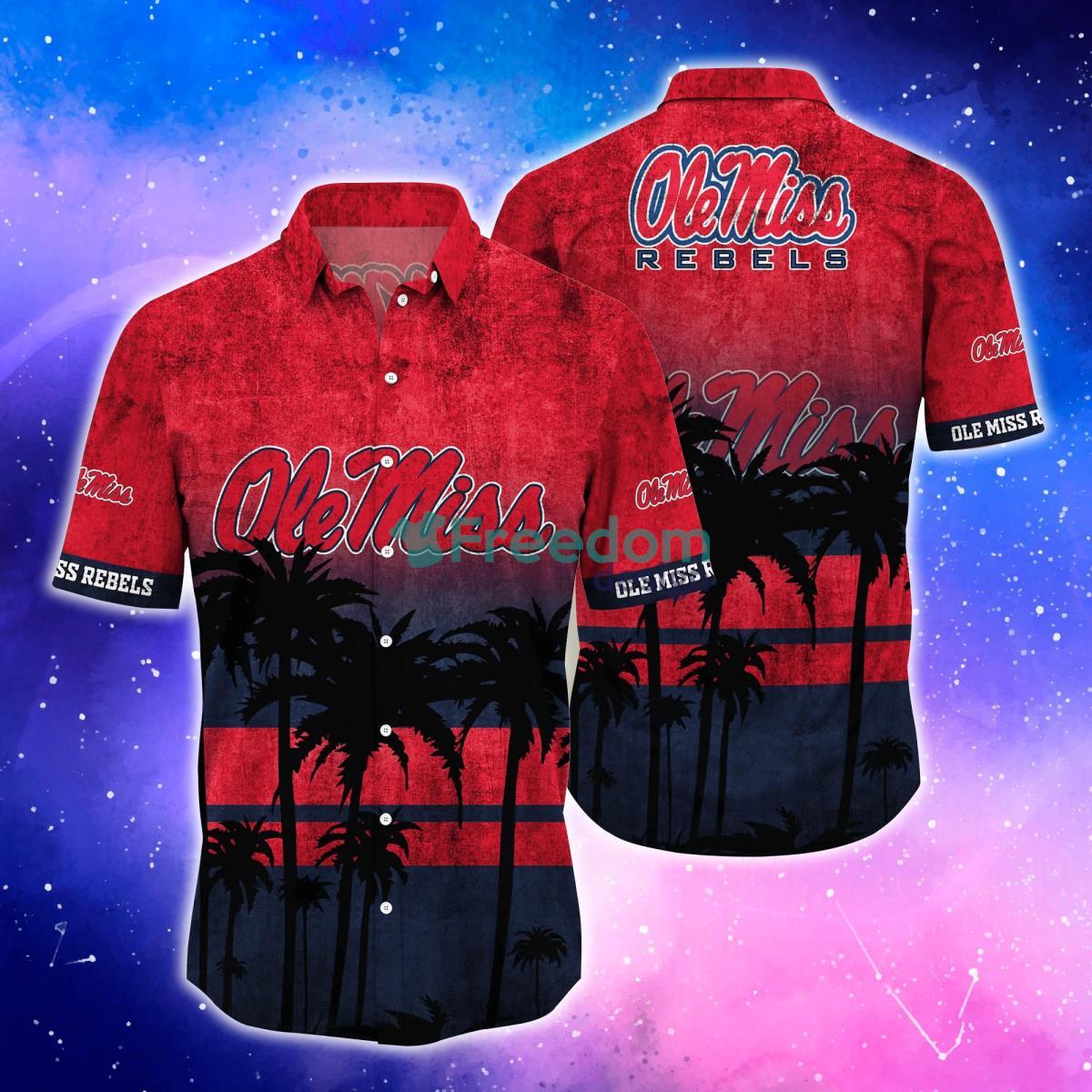 Ole Miss Rebels Trending Hawaiian Shirt And Shorts For Fans Product Photo 1