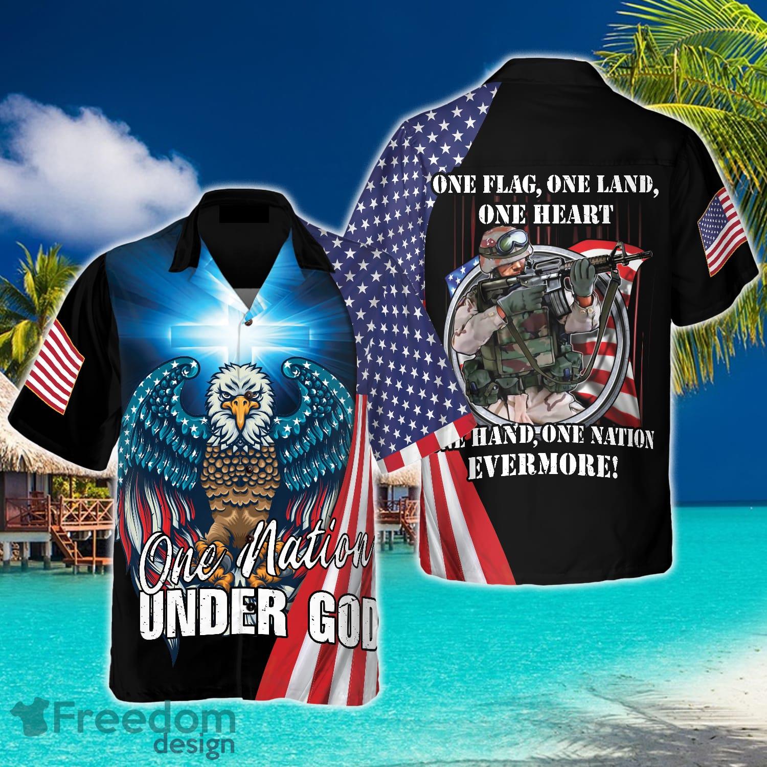 One Nation Under God Cincinnati Bengals American Flag Shirt