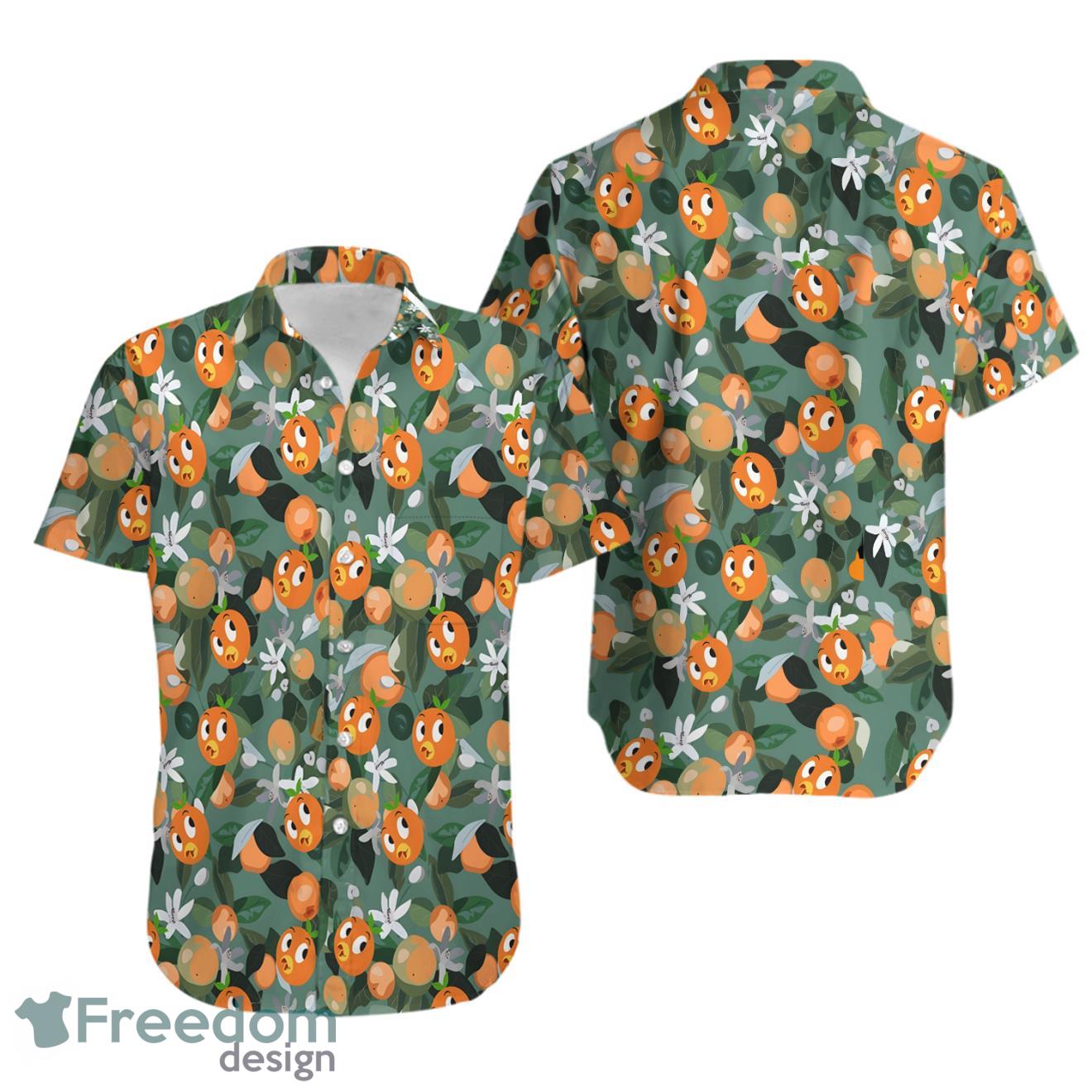 Orange Bird Disney Hawaiian Shirt Product Photo 1